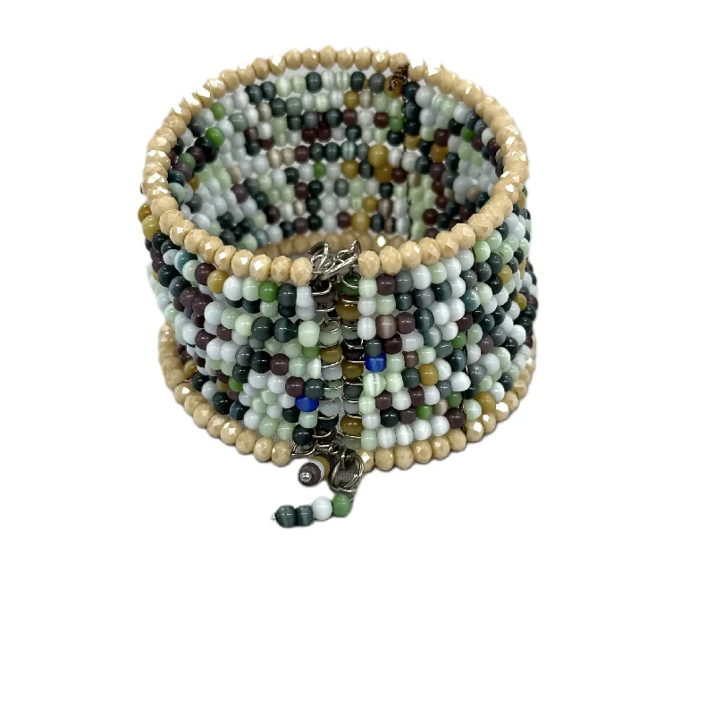 Bangles with chunky designs for statement wear -Bracelet Beaded