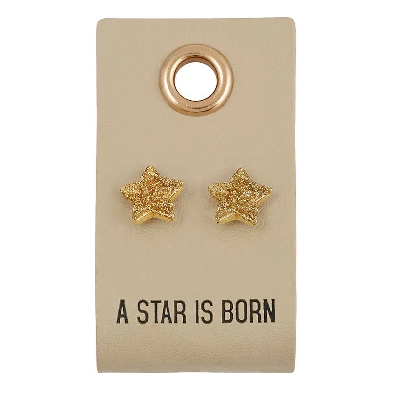 Animal Print Drop Earrings for Fun -Earrings - Star