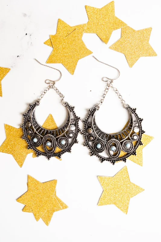 Nickel Free Drop Earrings for Safety -SALE! Multi Esmeralda Chandelier Earrings