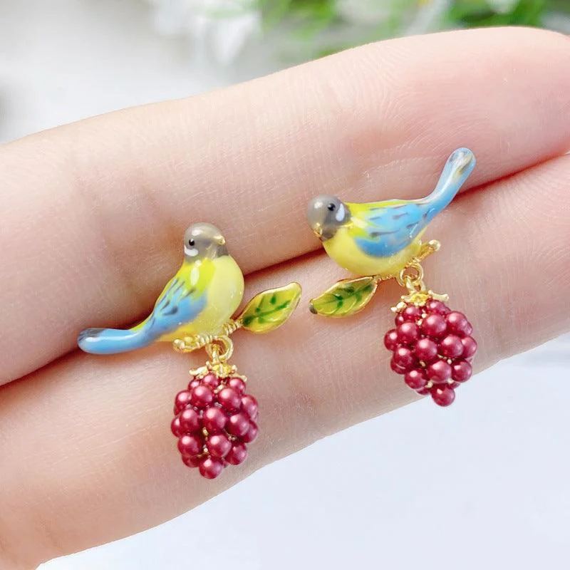 Clip On Drop Earrings for Non Pierced -Girls' Creative Fashion Earrings In Europe And America