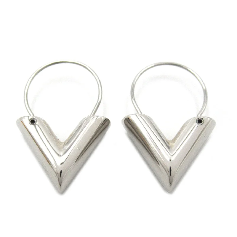 Drop Earrings with Matte Finish -Louis Vuitton Louis Vuitton Essential V Earrings Piece Jewelry  Silver M63199