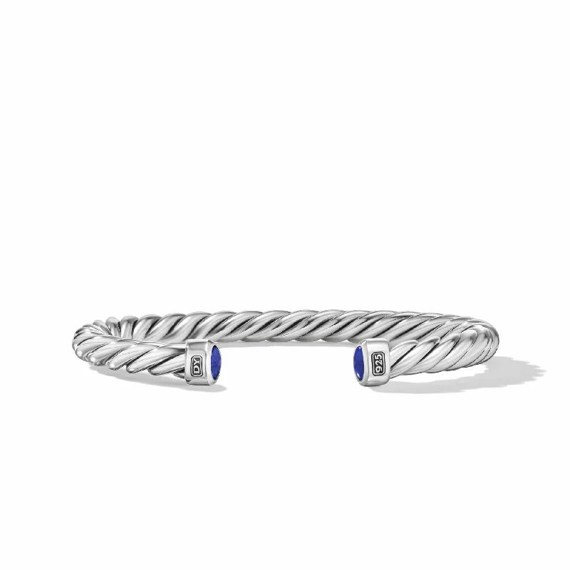 Gold bracelets with delicate diamond charm accents -David Yurman   Bracelet in Sterling Silver