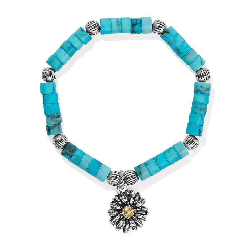 Bangles with claw-set stones for security -Daisy Dee Turquoise Bracelet