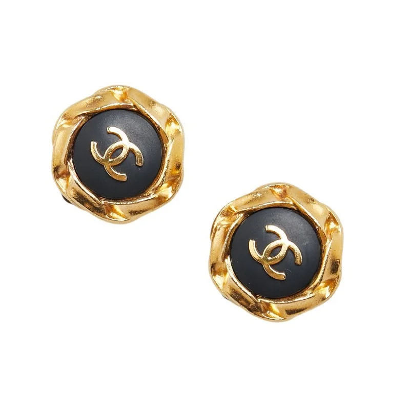 Beaded Drop Earrings for Party -Chanel   Plastic Clip Earrings (Pre-Owned)