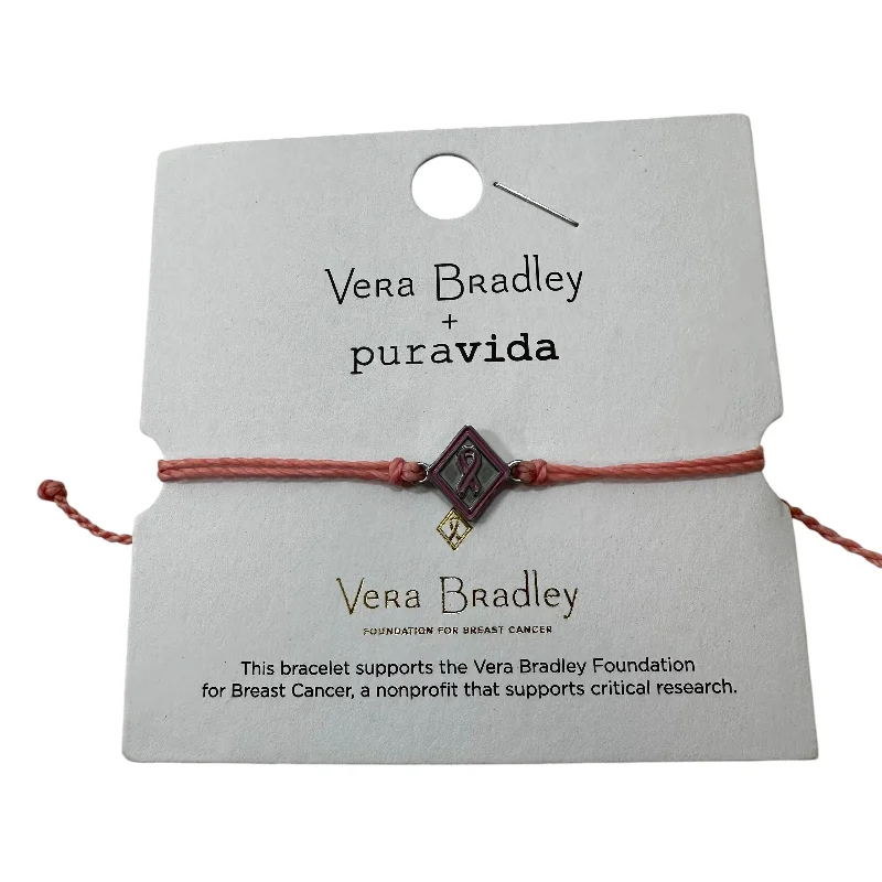 Bangles with gothic-inspired engravings for drama -Pink Bracelet Other By Pura Vida x Vera Bradley