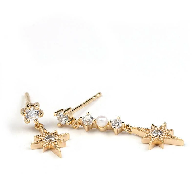 AB Star Earrings