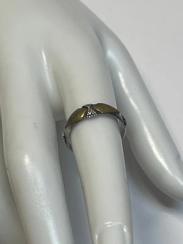 Rings with crescent moon for lunar charm -Ring Band By Cmb, Size: 6.5