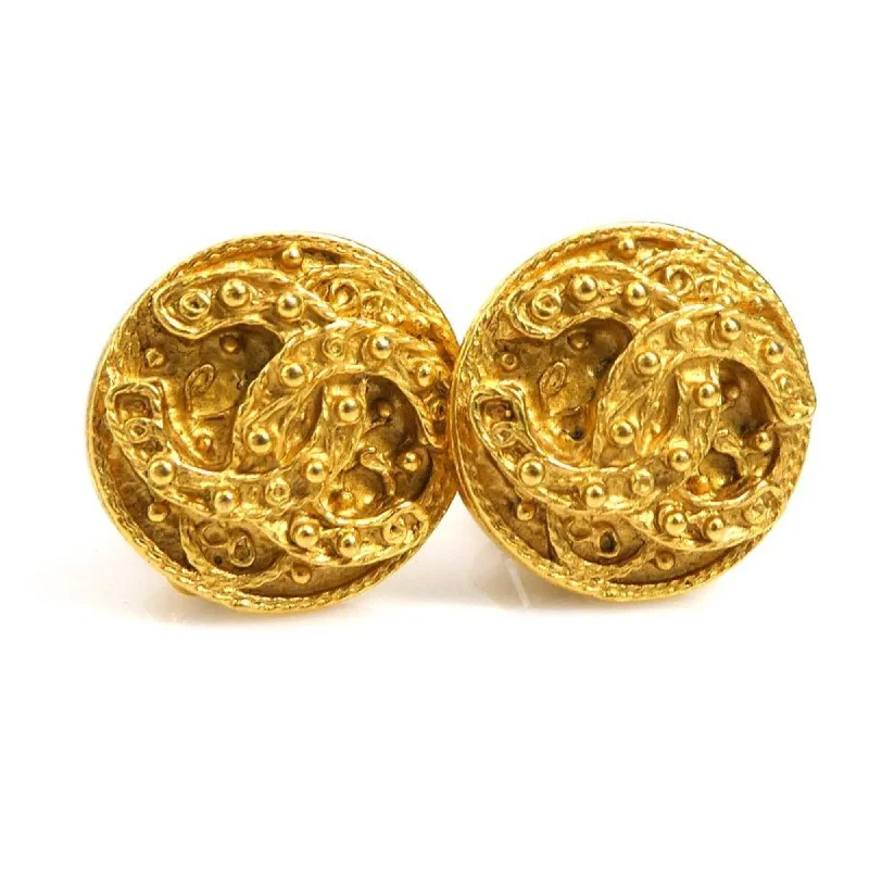 Drop Earrings with Star Motifs -Chanel  Metal Clip Earrings (Pre-Owned)