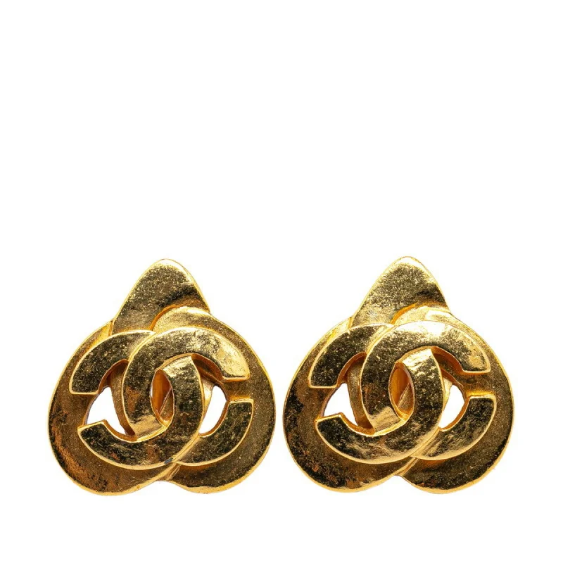 Drop Earrings for Beach Outfit -Chanel  Clip Earrings (Pre-Owned)