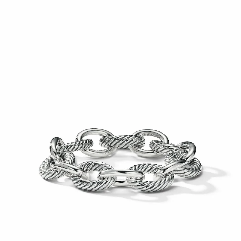 Bracelets with garnet stones for deep red -David Yurman   Bracelet in Sterling Silver