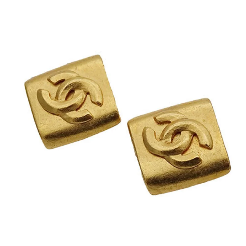 Drop Earrings for Valentine's Day -Chanel   Plating Clip Earrings (Pre-Owned)