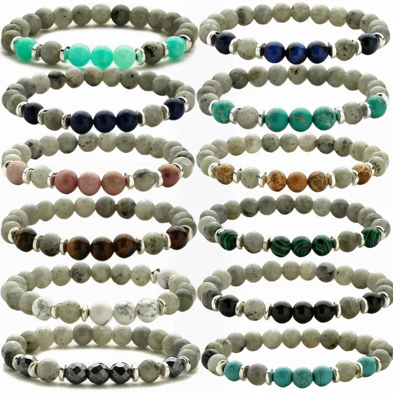 Bracelets with rough jade for natural calm -Wholesale Tiger Eye Agate Bracelet