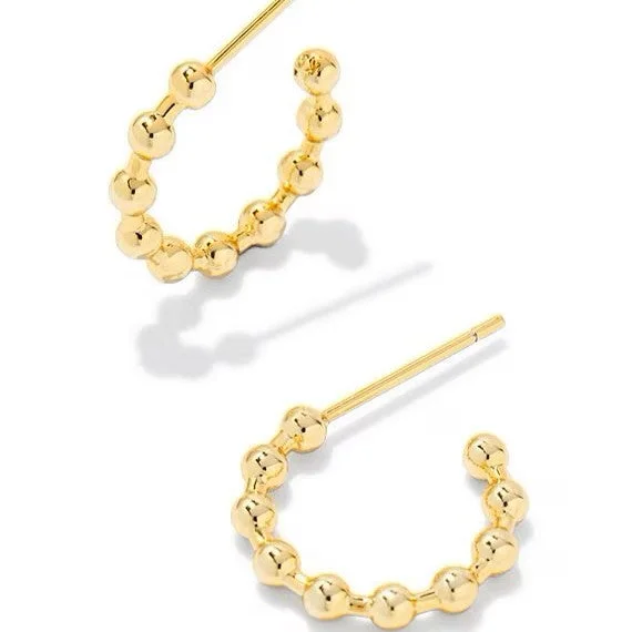 Leverback Drop Earrings for Comfort -Kendra Scott | Oliver Gold Huggie Earrings