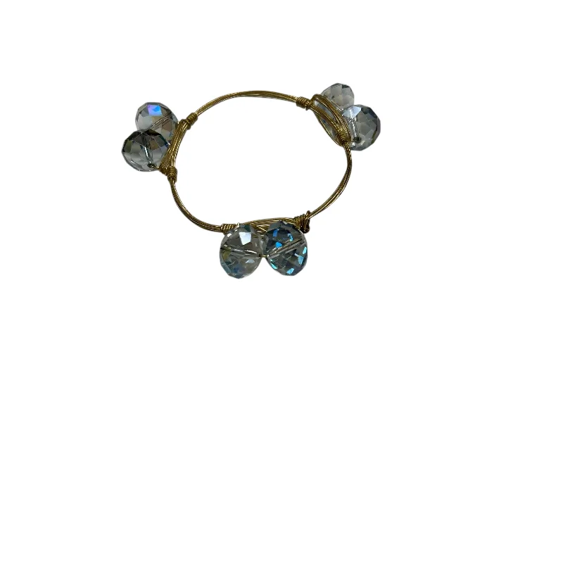 Stackable bangles with colorful enamel finishes -Bracelet Bangle By Clothes Mentor In Gold