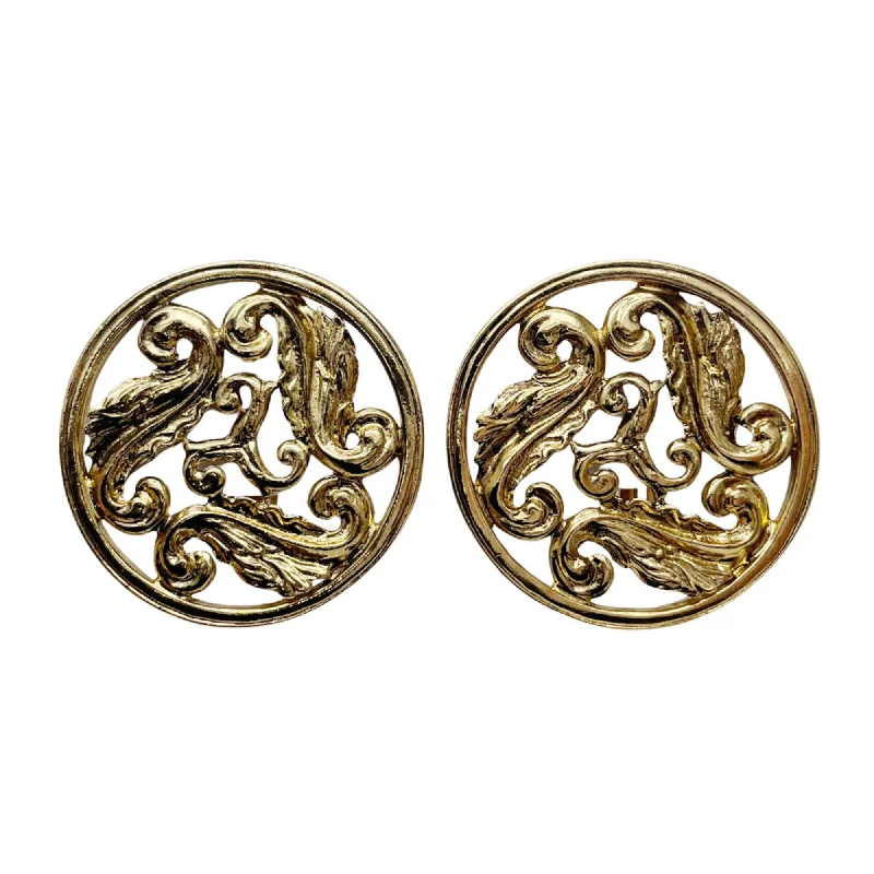 Heavy Duty Drop Earrings for Durability -Yves Saint Laurent  Plating Clip Earrings (Pre-Owned)