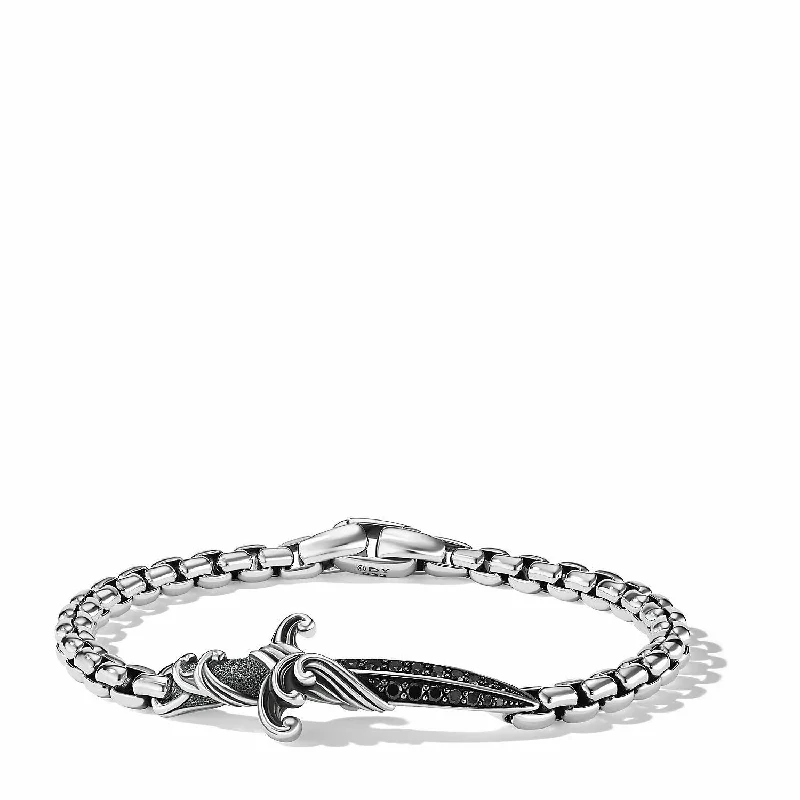 Bracelets with engraved constellations for stargazers -David Yurman   Bracelet in Sterling Silver