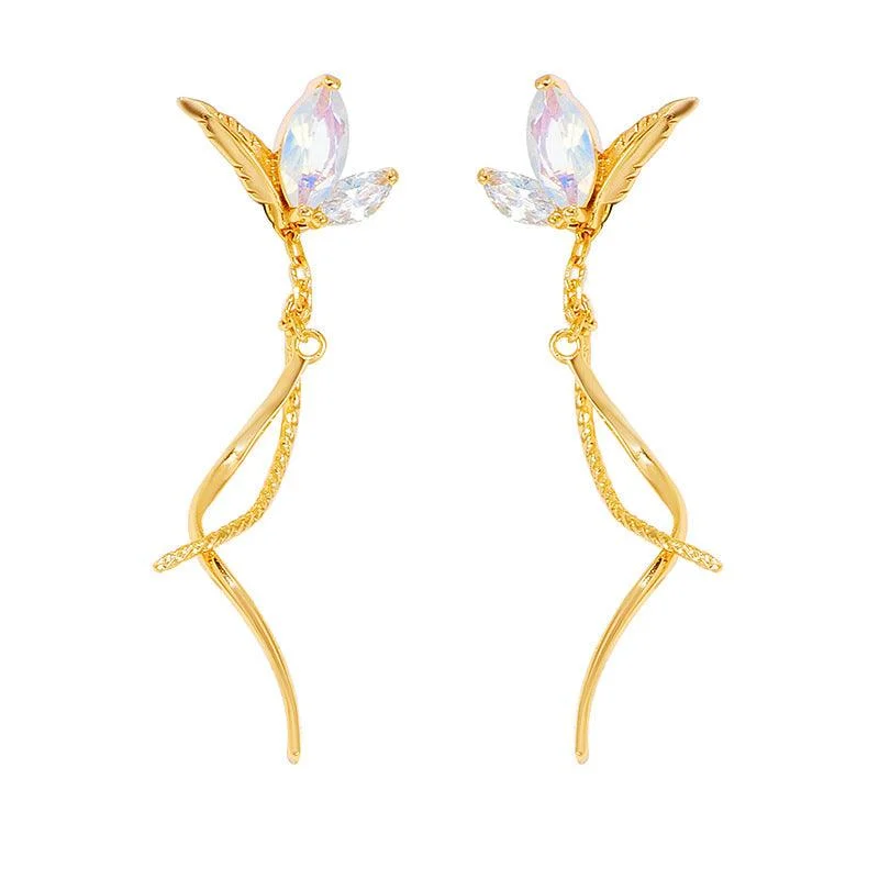 Opal earrings