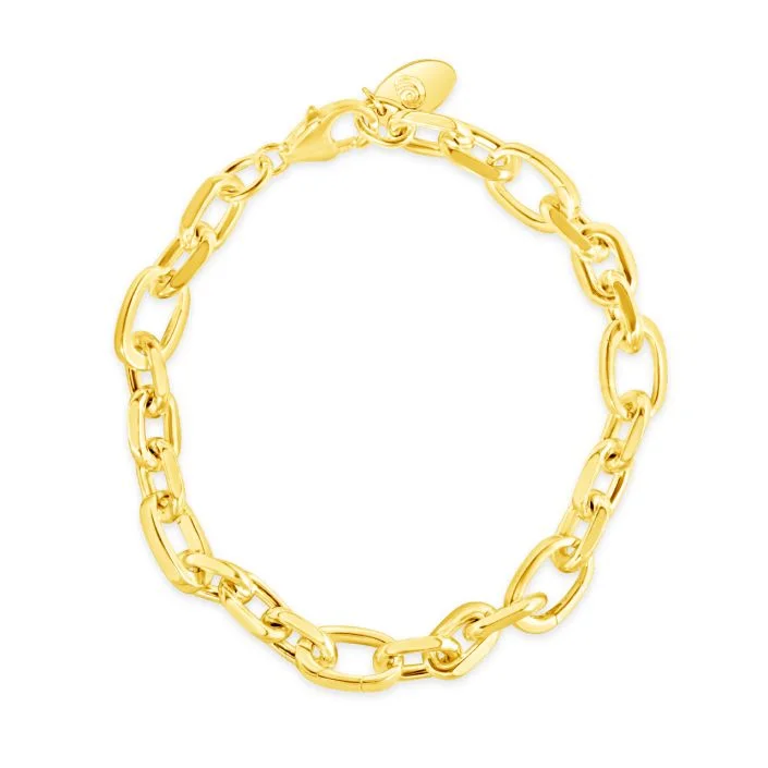 Bangles with rose-cut gems for vintage -Collectible Travel Treasures™ Charm Bracelet - 14k Gold Vermeil