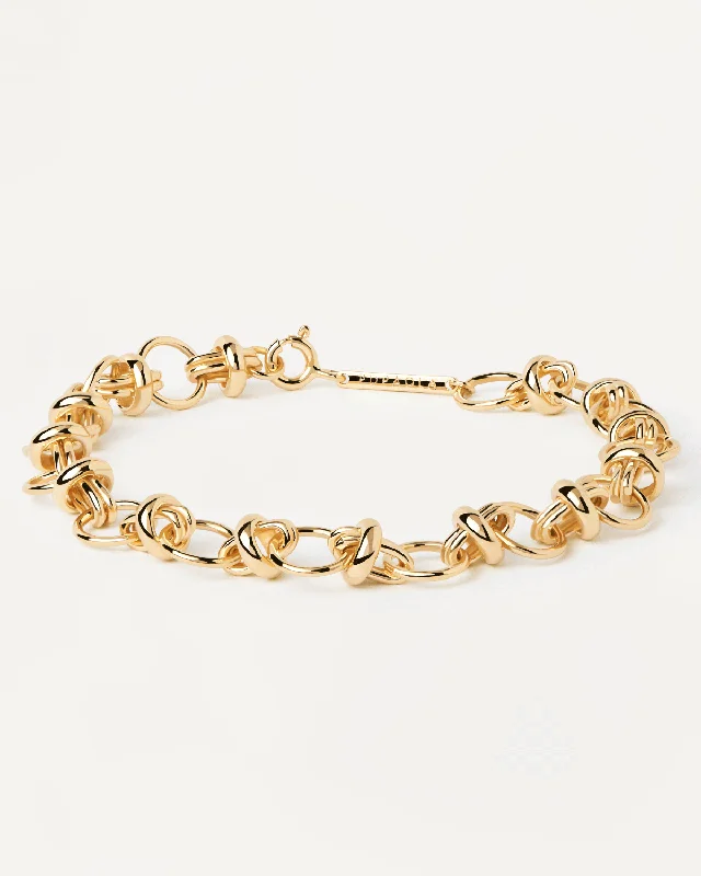 Bracelets with sleek topaz for icy shine -Meraki Chain Bracelet