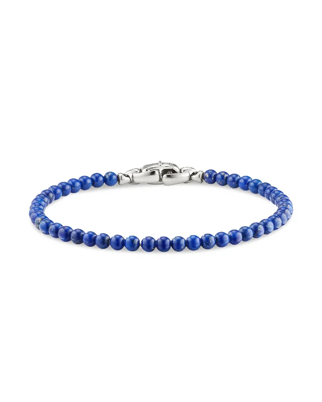 Bracelets with fluorite stones for rainbow hues -David Yurman The Spiritual Beads Collection Bracelet in Sterling Silver