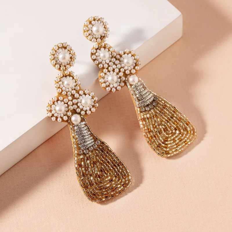 Drop Earrings with Animal Motifs -Champs Dangle Earrings