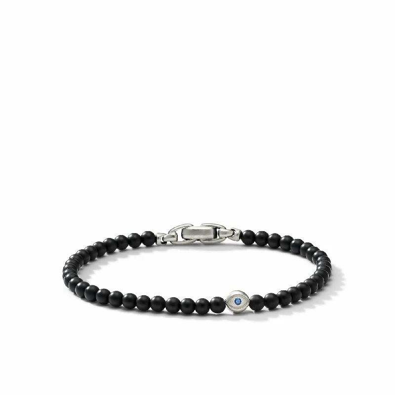 Bracelets with delicate amethyst for purple glow -David Yurman The Spiritual Beads Collection Bracelet in Sterling Silver