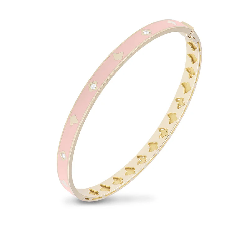 Bracelets with pave ruby for dazzling sparkle -Piero Milano Pink Eden Bracelet