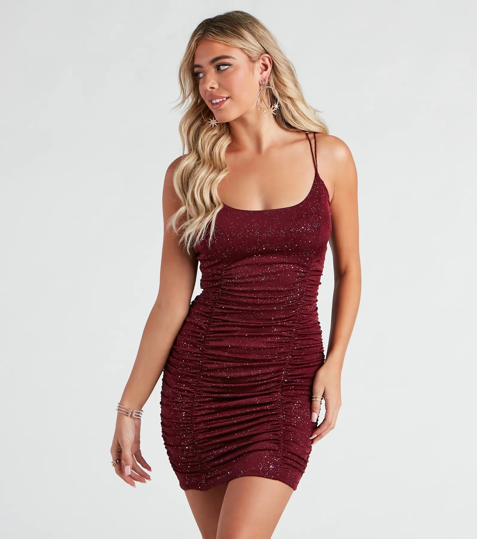 Beaded Dresses for Glamour -Hot Commodity Bodycon Mini Dress