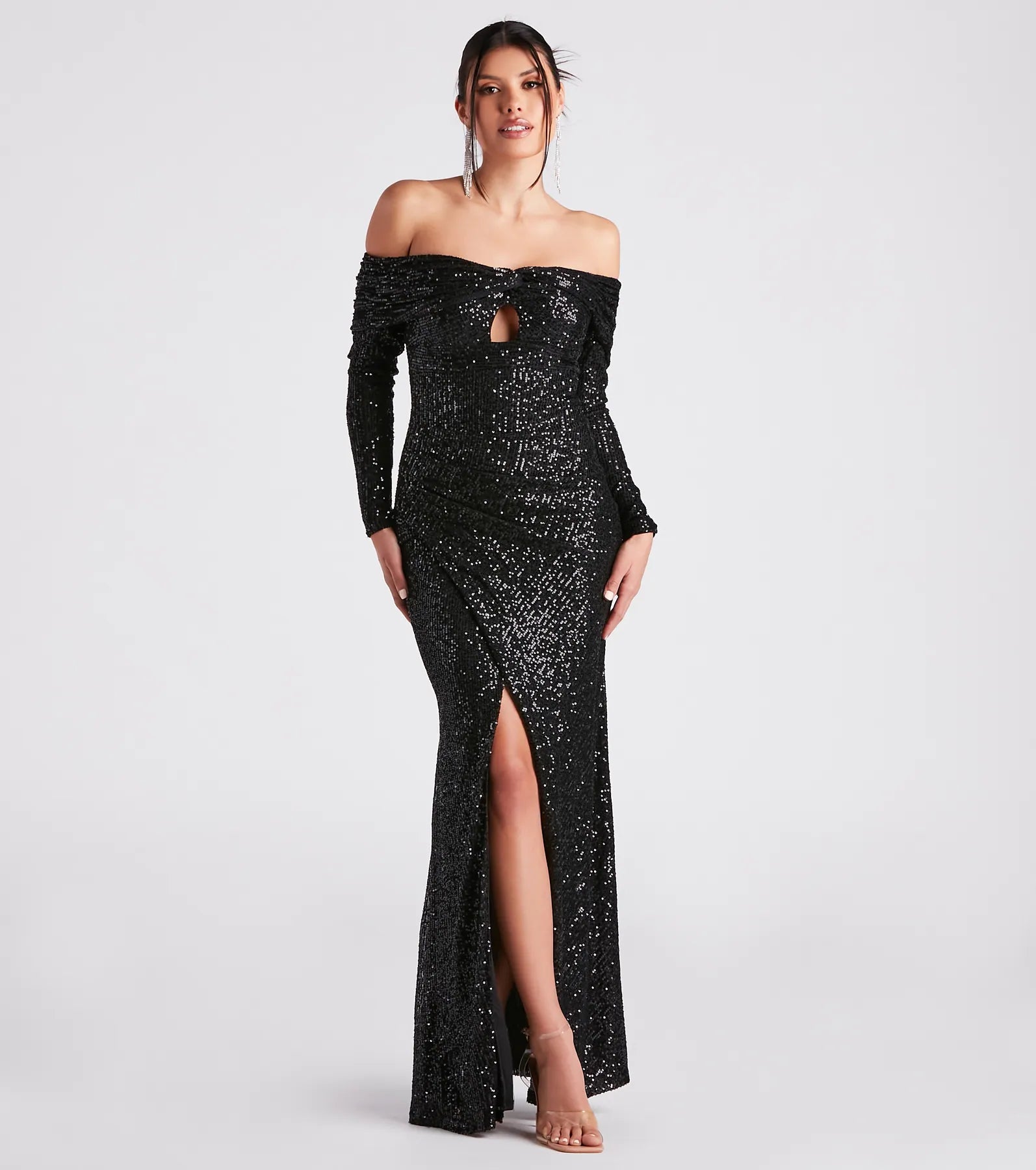 Maximalist Dresses for Bling -Karen Formal Sequin Mermaid Dress