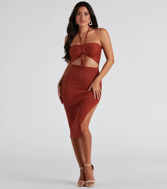 Strapless Dresses for Glamorous -Take Me On A Getaway Midi Dress